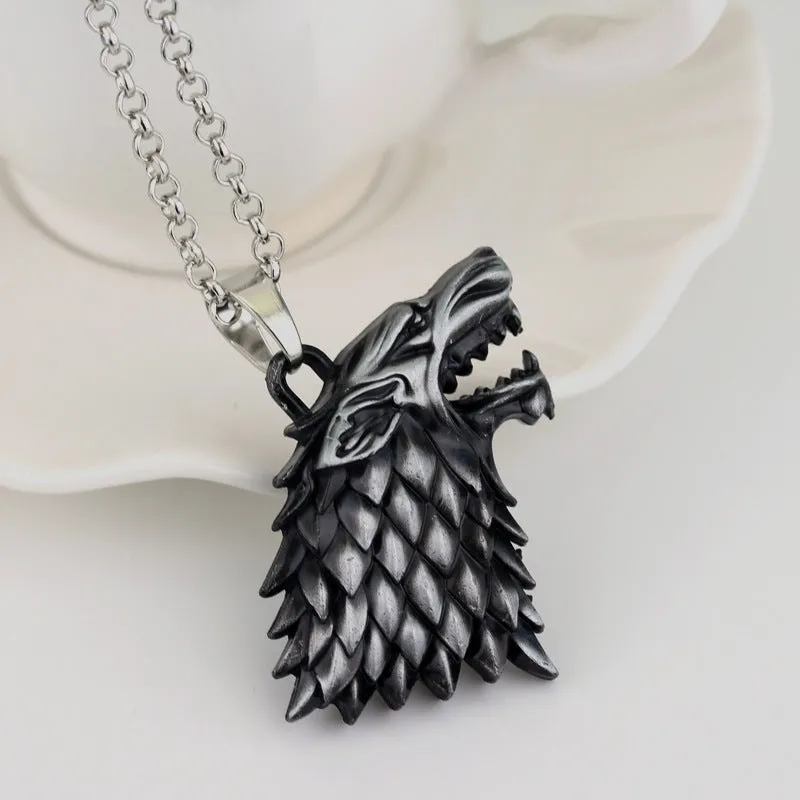 VIKING NECKLACE - NORSE WOLF