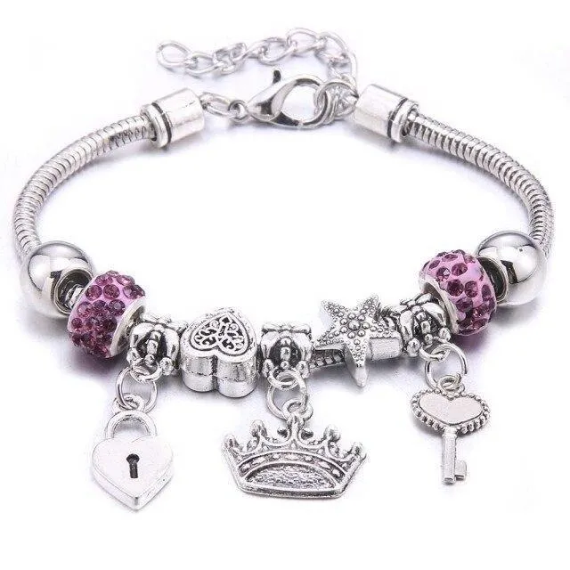 Vintage Tree of Life LOVE beads Charm Bracelets & Bangles