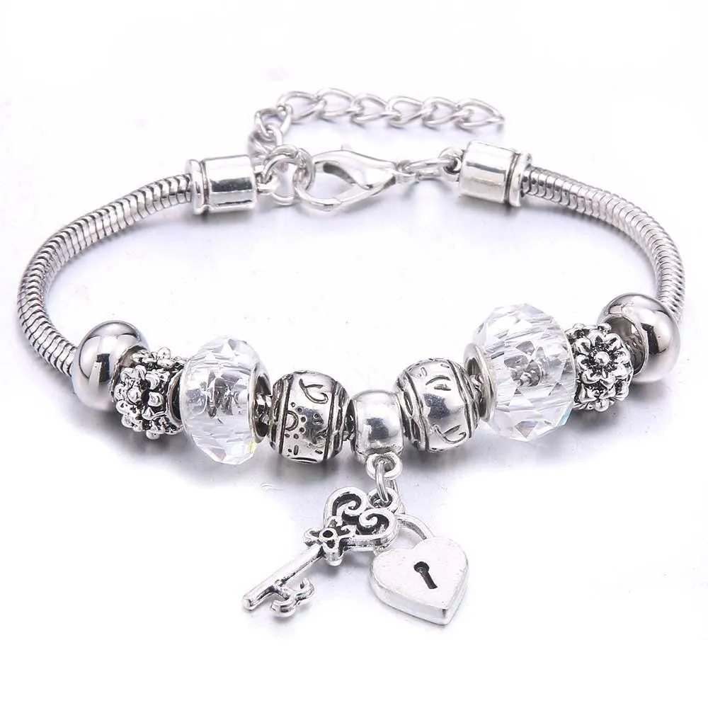 Vintage Tree of Life LOVE beads Charm Bracelets & Bangles