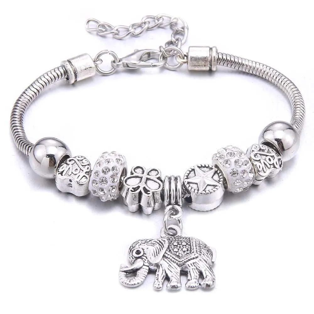 Vintage Tree of Life LOVE beads Charm Bracelets & Bangles