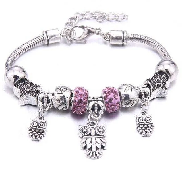 Vintage Tree of Life LOVE beads Charm Bracelets & Bangles