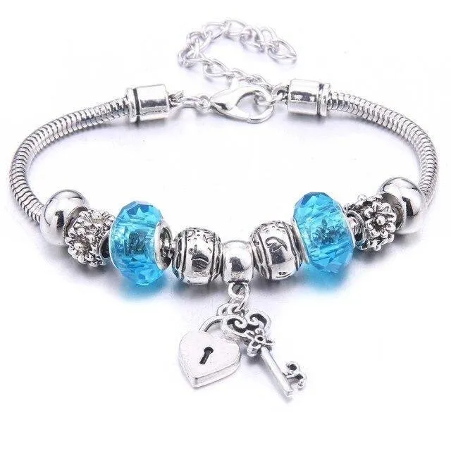 Vintage Tree of Life LOVE beads Charm Bracelets & Bangles