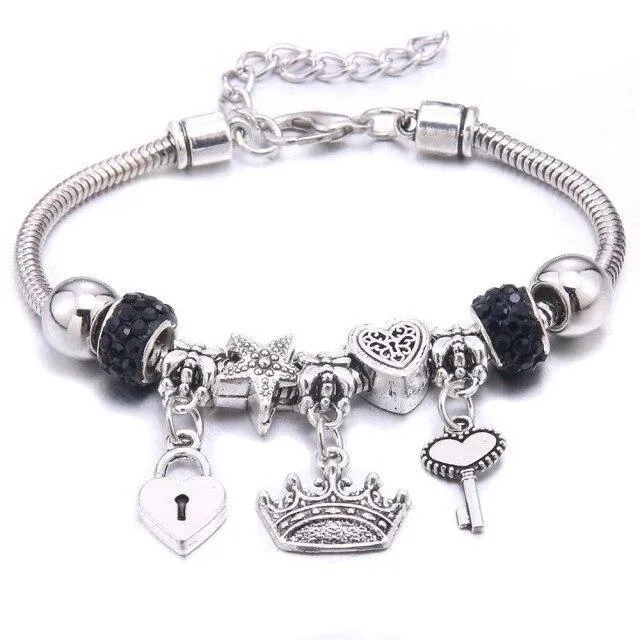 Vintage Tree of Life LOVE beads Charm Bracelets & Bangles