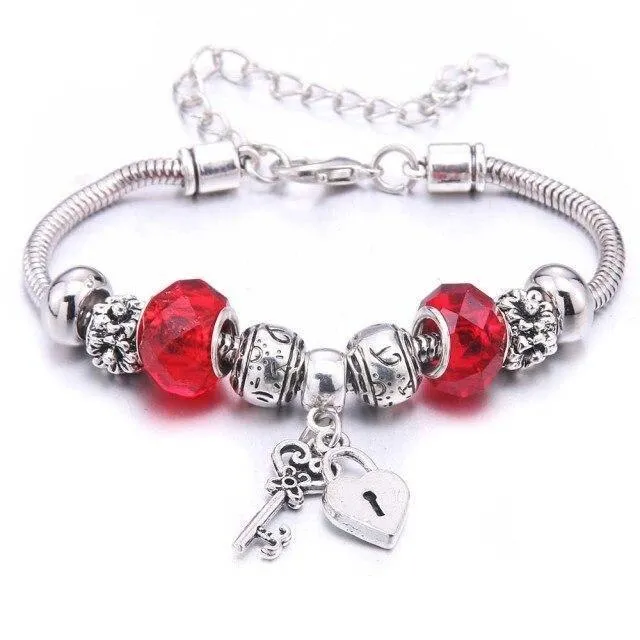 Vintage Tree of Life LOVE beads Charm Bracelets & Bangles