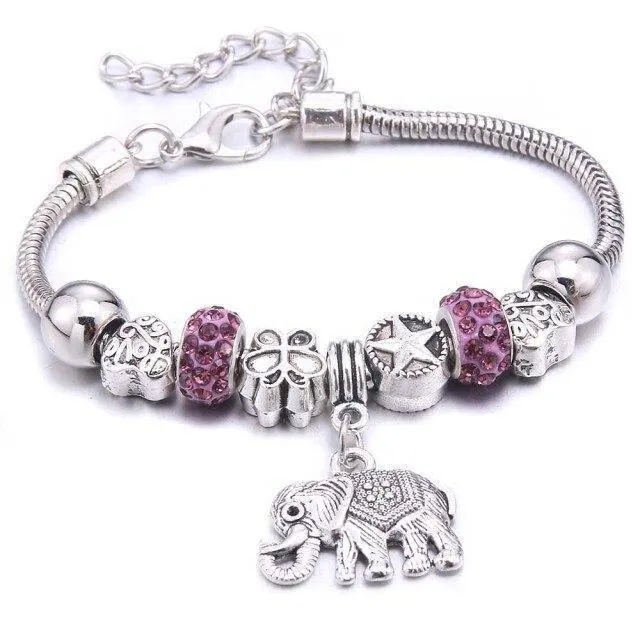 Vintage Tree of Life LOVE beads Charm Bracelets & Bangles