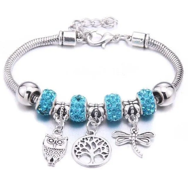 Vintage Tree of Life LOVE beads Charm Bracelets & Bangles