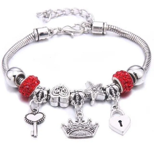 Vintage Tree of Life LOVE beads Charm Bracelets & Bangles