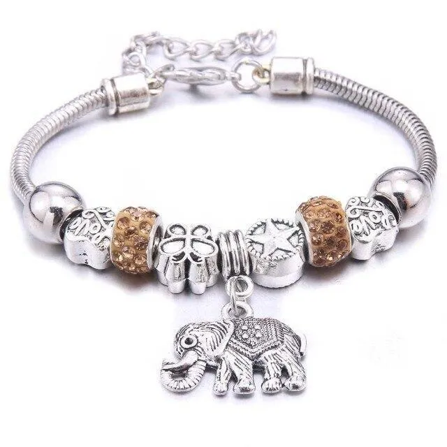 Vintage Tree of Life LOVE beads Charm Bracelets & Bangles