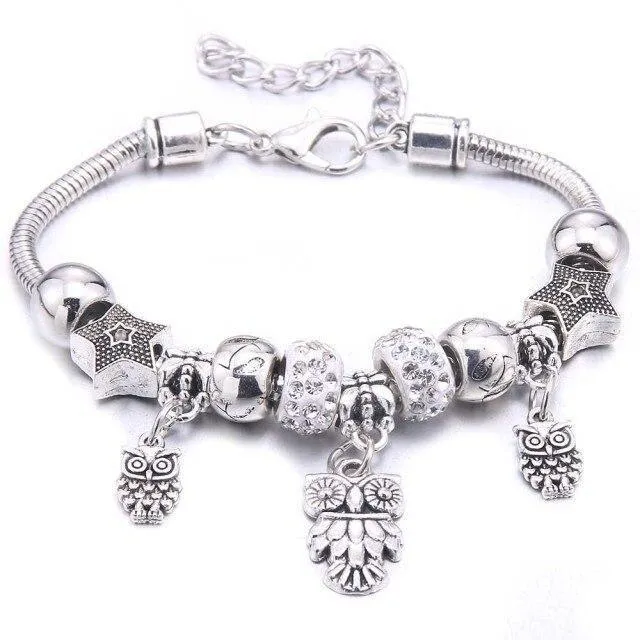 Vintage Tree of Life LOVE beads Charm Bracelets & Bangles