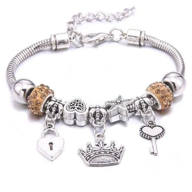 Vintage Tree of Life LOVE beads Charm Bracelets & Bangles