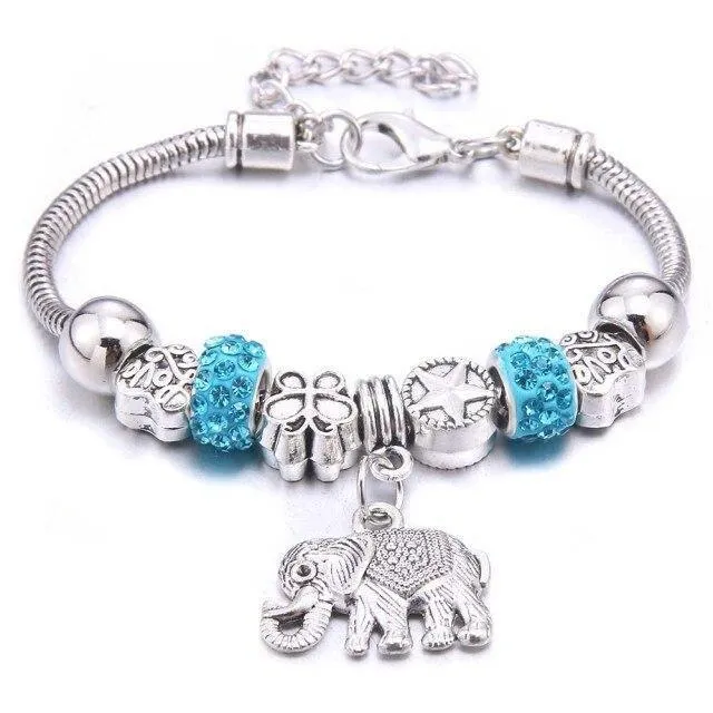 Vintage Tree of Life LOVE beads Charm Bracelets & Bangles