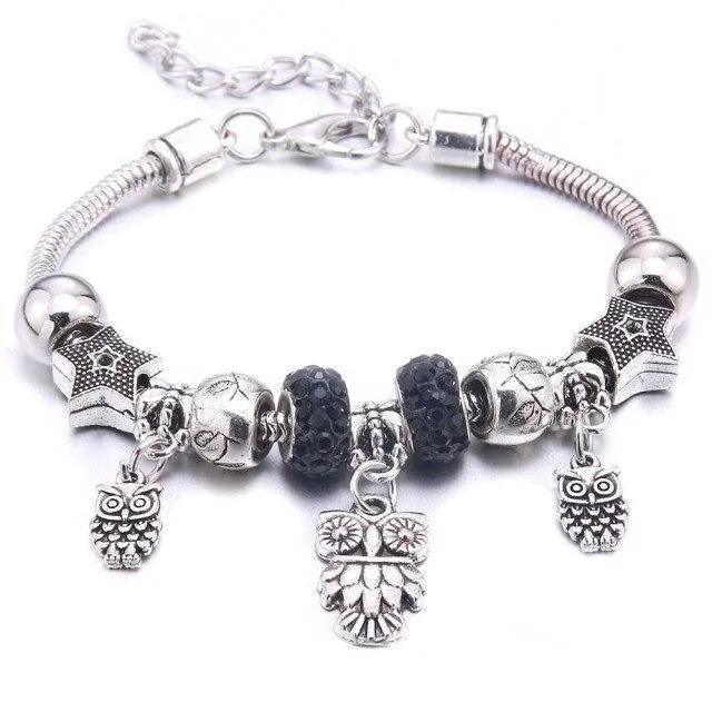 Vintage Tree of Life LOVE beads Charm Bracelets & Bangles
