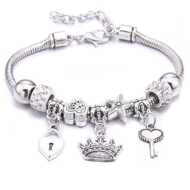 Vintage Tree of Life LOVE beads Charm Bracelets & Bangles