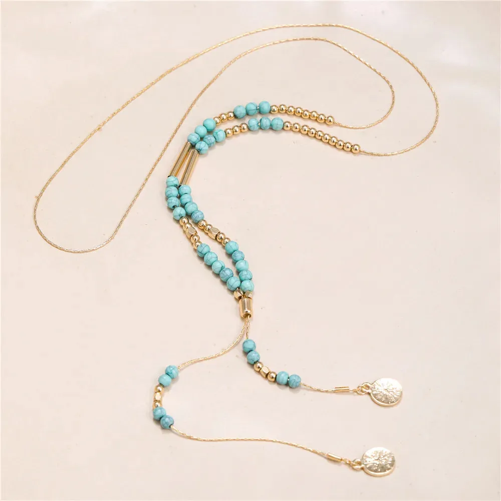 VKVVA Fashion Jewelry Ari Neon Pink Pendant Necklace Multi-Heart Strand Chain Layering Set for Women Unique Gifts