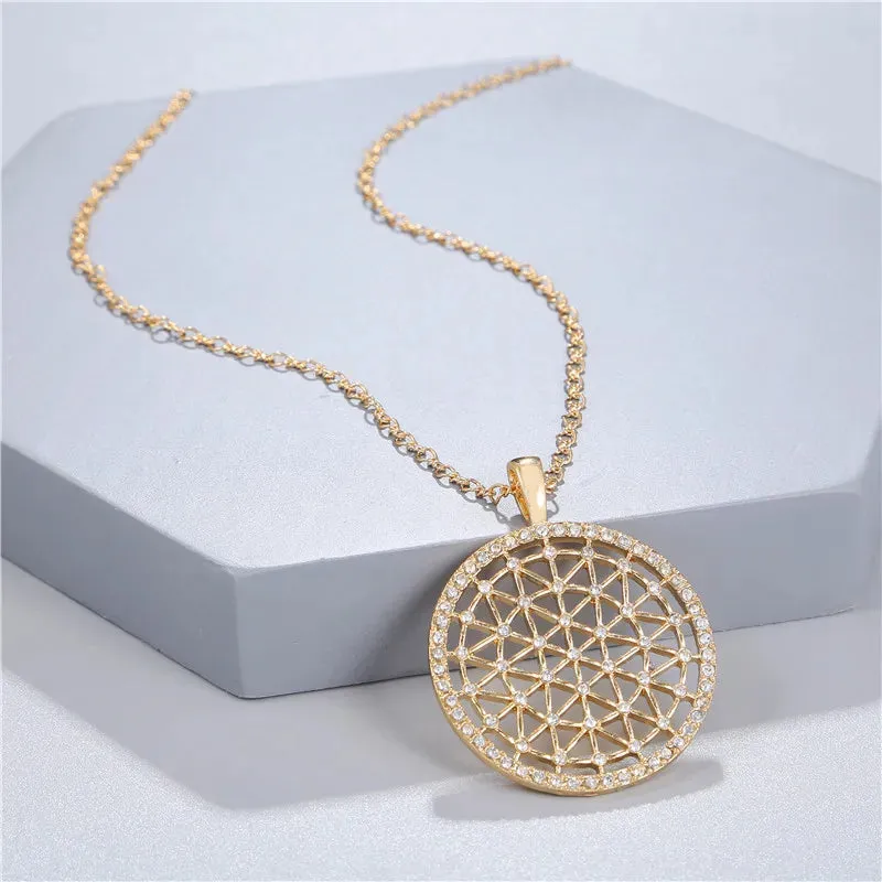 VKVVA Fashion Jewelry Ari Neon Pink Pendant Necklace Multi-Heart Strand Chain Layering Set for Women Unique Gifts