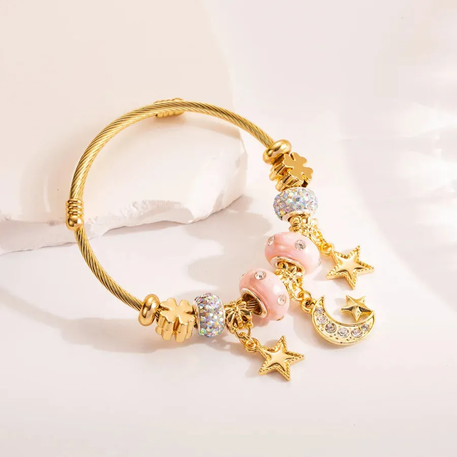 Waterproof Charm Bangles