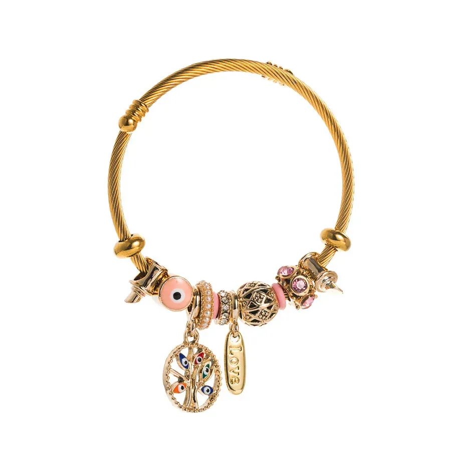 Waterproof Charm Bangles