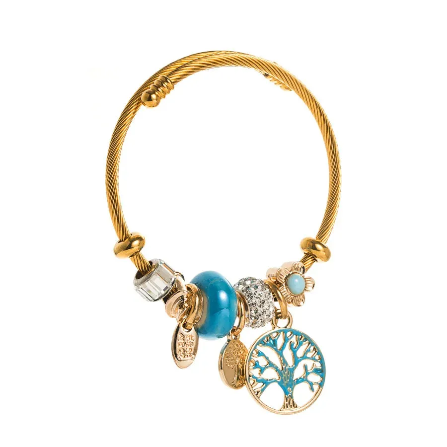 Waterproof Charm Bangles