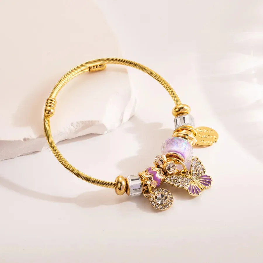 Waterproof Charm Bangles