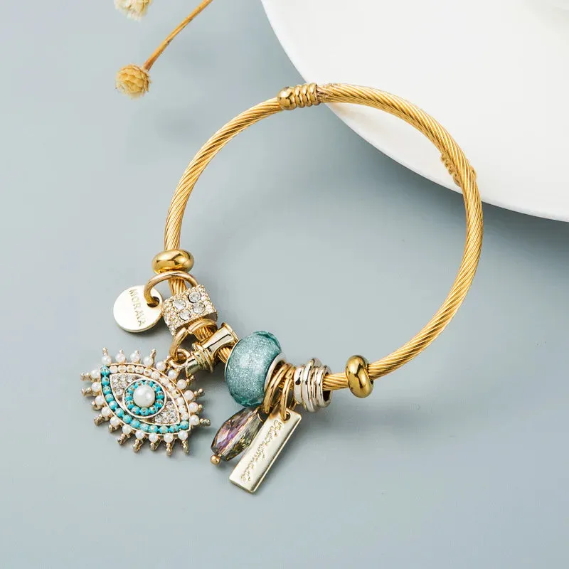 Waterproof Charm Bangles