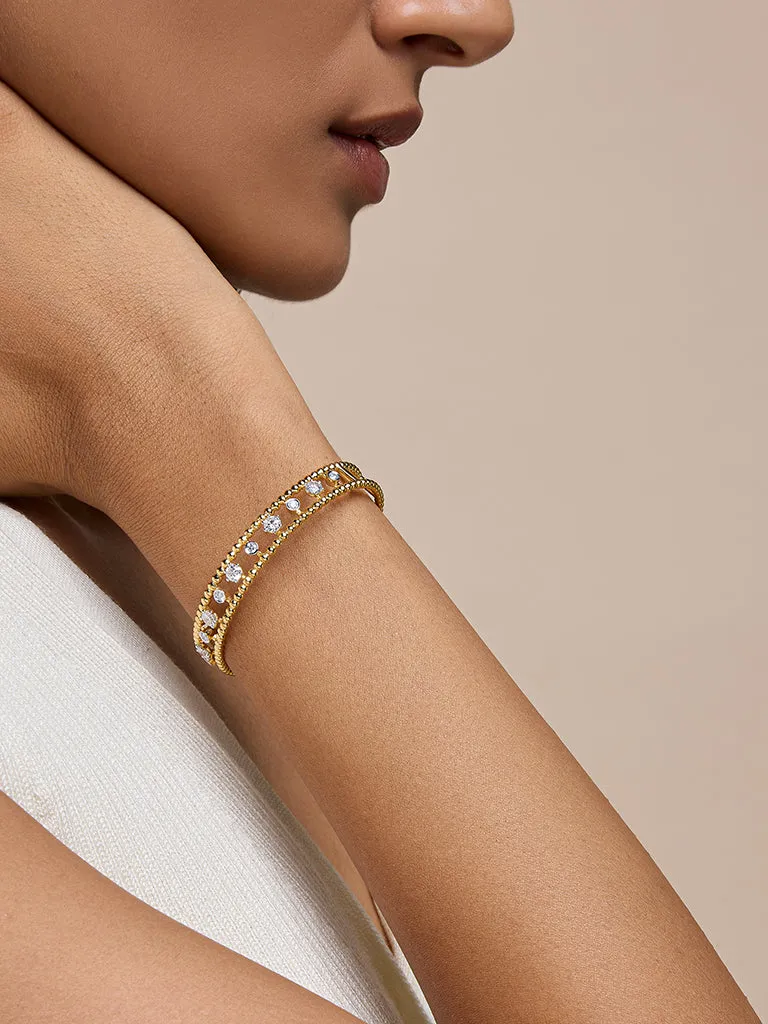 Westside X Pome Dual Strand Lab Diamond Solitaire Bracelet
