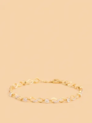 Westside X Pome Infinity Link Solitaire Lab Diamond Bracelet
