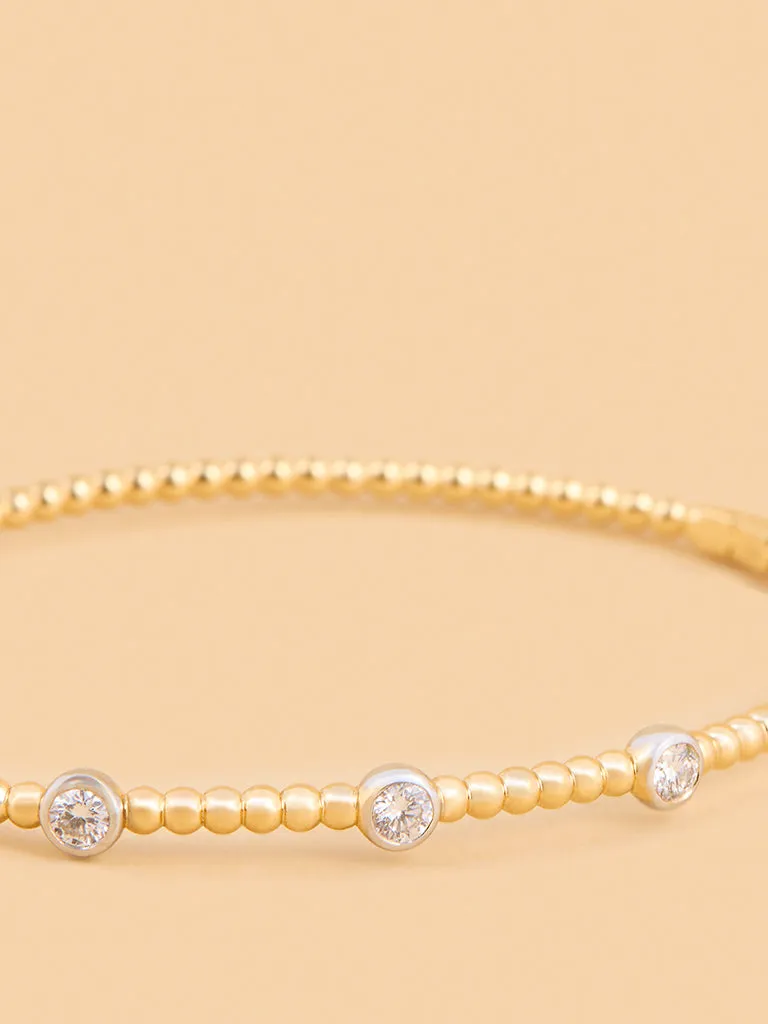 Westside X Pome Timeless Lab Diamond Accent Bangle Bracelet