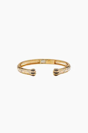 Yvonne Lon Tiger Claw Diamond Bangle - Yellow Gold