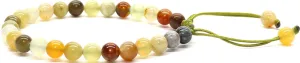 ZC01. Flower Jade Crystal Bracelet