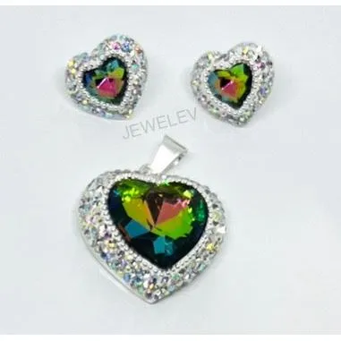 Zirconia Set of Hearts