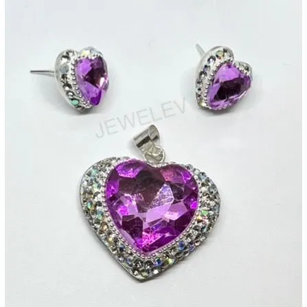 Zirconia Set of Hearts