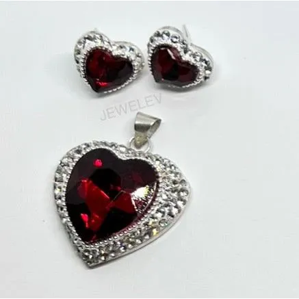 Zirconia Set of Hearts